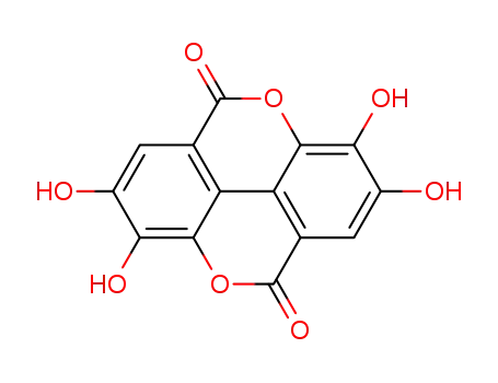Molecular Structure of 476-66-4 (Ellagic acid)