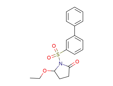 1-(Biphenyl-3-sulfonyl)-5-ethoxy-pyrrolidin-2-one