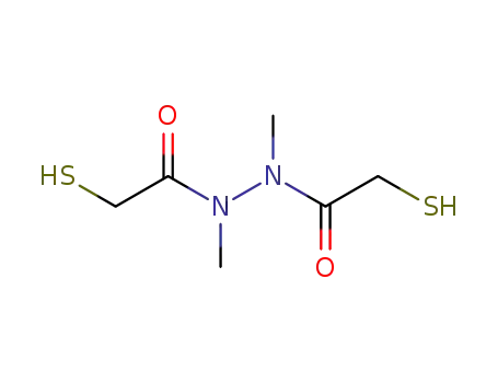 Molecular Structure of 131760-67-3 (2-Mercapto-N'-(2-Mercaptoacetyl)-N,N'-diMethylacetohydrazide)