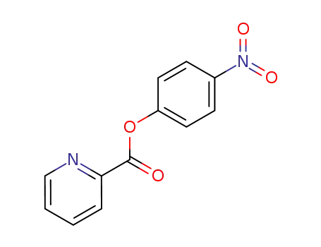 Molecular Structure of 74104-89-5 (2-Pyridinecarboxylic acid, 4-nitrophenyl ester)