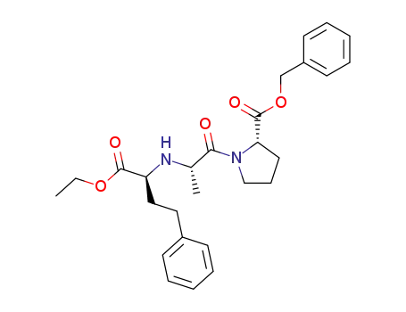 Molecular Structure of 120924-94-9 (L-Proline, 1-[N-[1-(ethoxycarbonyl)-3-phenylpropyl]-L-alanyl]-,
phenylmethyl ester, (S)-)