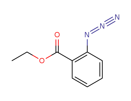 Molecular Structure of 90408-05-2 (Benzoic acid, 2-azido-, ethyl ester)