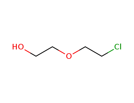 Molecular Structure of 628-89-7 (2-(2-Chloroethoxy)ethanol)