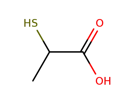 Molecular Structure of 79-42-5 (2-Mercaptopropionic acid)