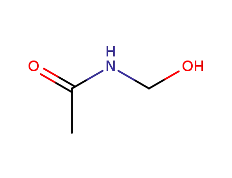 Molecular Structure of 625-51-4 (N-(HYDROXYMETHYL)ACETAMIDE)