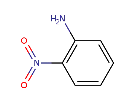 Molecular Structure of 88-74-4 (2-Nitroaniline)