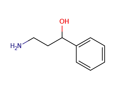 Molecular Structure of 5053-63-4 (3-Amino-1-phenyl-propan-1-ol)