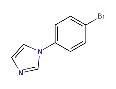 Molecular Structure of 10040-96-7 (1-(4-Bromophenyl)imidazole)