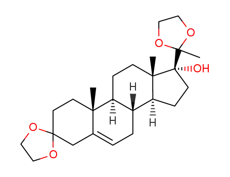 17-hydroxy-5-pregnene-3,20-dione 3,20-bisethylene ketal