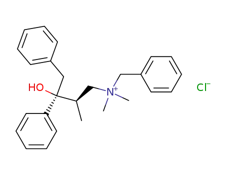 (2R,3S)-(+)N-benzyl-N,N-dimethyl-N-(3,4-diphenyl-3-hydroxy-2-methylbutyl) ammonium chloride