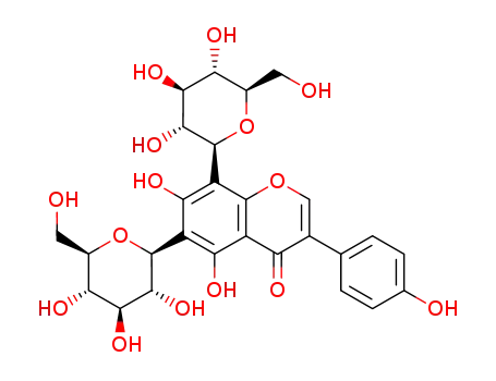 6,8-di-C-β-D-glucopyranosyl-4',5,7-trihydroxyisoflavone