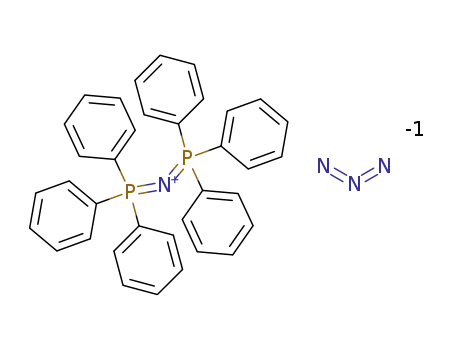 Molecular Structure of 38011-36-8 (BIS(TRIPHENYLPHOSPHORANYLIDENE)-AMMONIUM AZIDE)