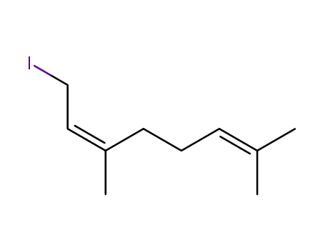 Molecular Structure of 89111-64-8 (2,6-Octadiene, 1-iodo-3,7-dimethyl-, (Z)-)