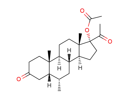 17-(Acetyloxy)-6α-methyl-5β-pregnane-3,20-dione