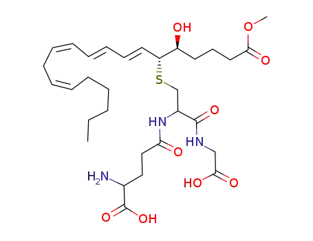(7E,9E,11Z,14Z)-(5S,6R)-6-[2-(4-Amino-4-carboxy-butyrylamino)-2-(carboxymethyl-carbamoyl)-ethylsulfanyl]-5-hydroxy-icosa-7,9,11,14-tetraenoic acid methyl ester
