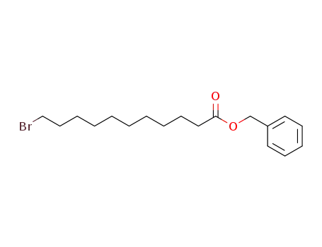 Molecular Structure of 78277-30-2 (benzyl 11-bromoundecanoate)