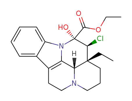 (+)-15α-Chloro-vincaminic acid ethyl ester