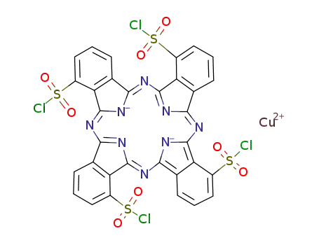 copper ftalocyanine tetra-3-sulfonyl chloride