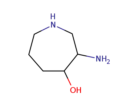 Molecular Structure of 150989-57-4 (1H-Azepin-4-ol,3-aminohexahydro-,(3R,4R)-(9CI))