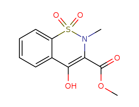 Methyl 4-hydroxy-2-methyl-(2H)-1,2-benzothiazine-3-carboxylate-1,1-dioxide
