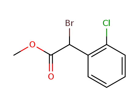 Molecular Structure of 85259-19-4 (Methyl alpha-bromo-2-chlorophenylacetate)