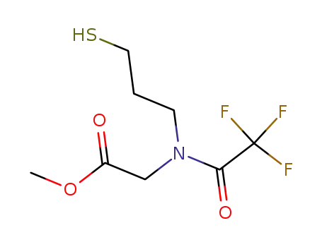 [(3-Mercapto-propyl)-(2,2,2-trifluoro-acetyl)-amino]-acetic acid methyl ester