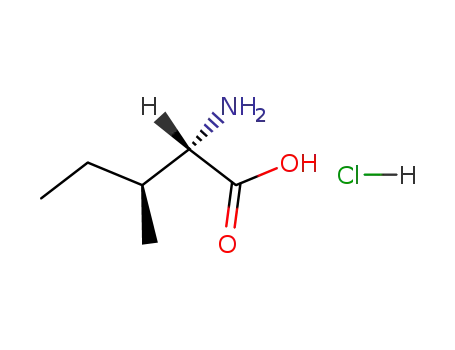 Molecular Structure of 17694-98-3 (L-Isoleucine hydrochloride)