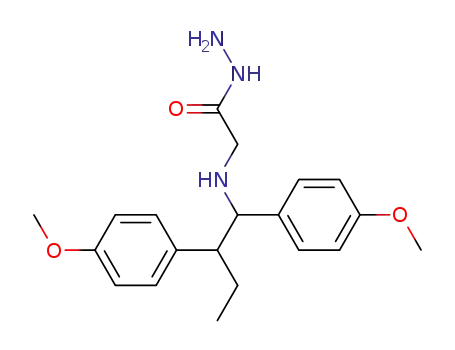 Nα-<1,2-bis(p-methoxyphenyl)butyl>-α-aminoacetohydrazide