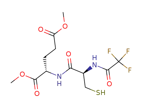 (S)-2-[(R)-3-Mercapto-2-(2,2,2-trifluoro-acetylamino)-propionylamino]-pentanedioic acid dimethyl ester