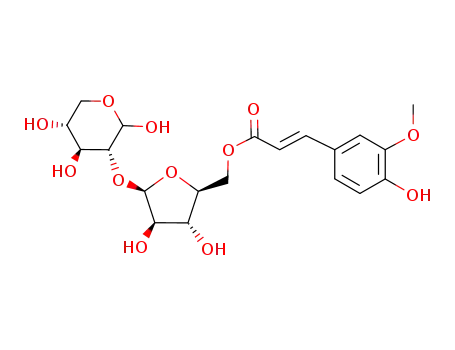 2-O-<5-O-(trans-feruloyl)-β-L-arabinofuranosyl>-D-xylopyranose