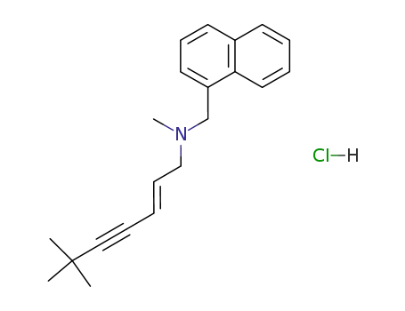 Molecular Structure of 78628-80-5 (Terbinafine hydrochloride)