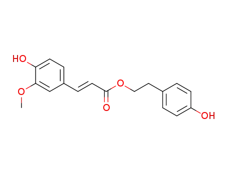 (2E)-3-(4-hydroxy-3-methoxyphenyl)-2-propenoic acid 2-(4-hydroxyphenyl)ethyl ester