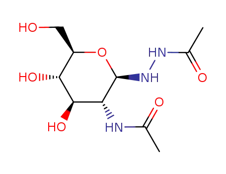 1-(2-acetamido-2-deoxy-β-D-glucopyranosyl)-2-acetylhydrazine