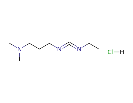 Molecular Structure of 25952-53-8 (1,3-Propanediamine,N3-(ethylcarbonimidoyl)-N1,N1-dimethyl-, hydrochloride (1:1))