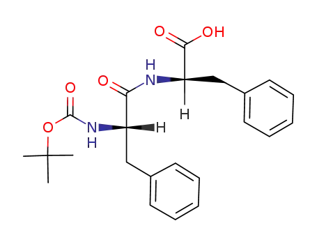 Molecular Structure of 93397-22-9 (D-Phenylalanine, N-[N-[(1,1-dimethylethoxy)carbonyl]-L-phenylalanyl]-)