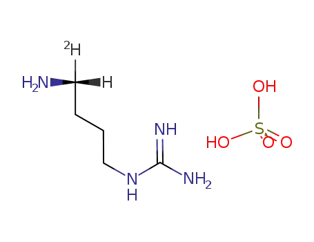 R-(-)-(1-(2)H)agmatine sulfate