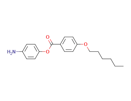 Molecular Structure of 65388-44-5 (Benzoic acid, 4-(hexyloxy)-, 4-aminophenyl ester)