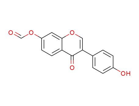 Formic acid 3-(4-hydroxy-phenyl)-4-oxo-4H-chromen-7-yl ester