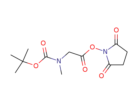 Molecular Structure of 80621-90-5 (BOC-SAR-OSU)