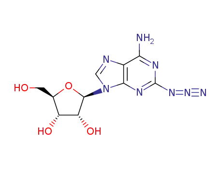 Molecular Structure of 59587-07-4 (2-Azidoadenosine)