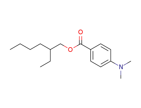 Benzoic acid,4-(dimethylamino)-, 2-ethylhexyl ester