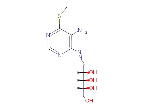 (2R,3S,4S)-5-[(Z)-5-Amino-6-methylsulfanyl-pyrimidin-4-ylimino]-pentane-1,2,3,4-tetraol
