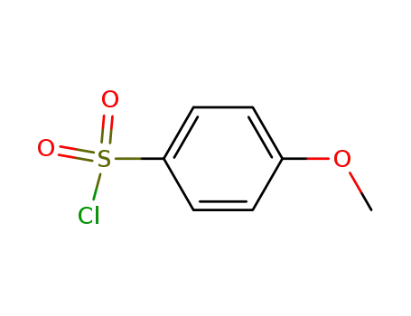 Molecular Structure of 98-68-0 (4-Methoxybenzenesulfonyl chloride)