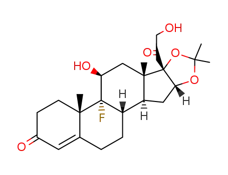 16α-17-[(1-methylethylidene)bis(oxy)]-11β,21-dihydroxy-9-fluoro-4-ene-pregna-3,20-dione