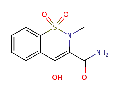 4-hydroxy-2-methyl-2H-benzo[e][1,2]thiazine-3-carboxamide 1,1-dioxide