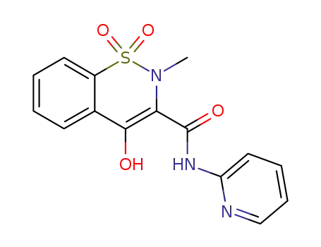 Molecular Structure of 36322-90-4 (Piroxicam)