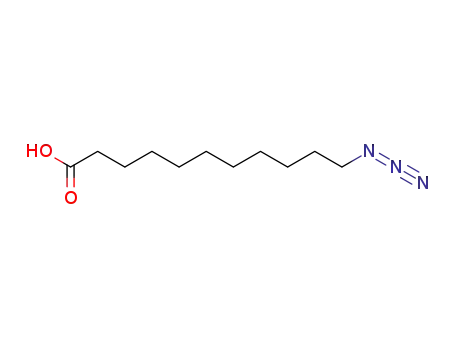 Molecular Structure of 118162-45-1 (Undecanoic acid, 11-azido-)