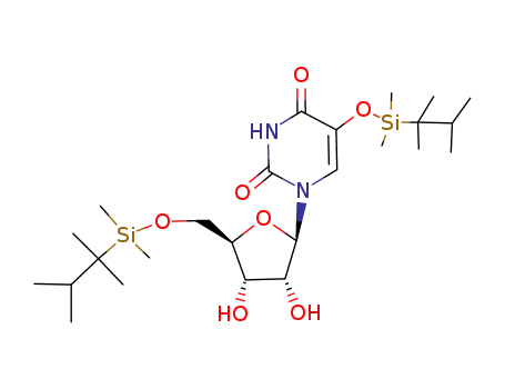 5'-O-(silyl)-5-(siloxy)uridine