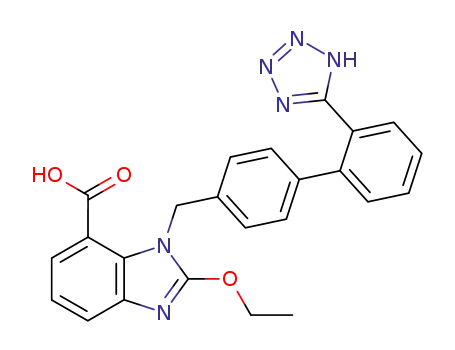 ２－エトキシ－１－｛［２’－（１Ｈ－テトラゾール－５－イル）ビフェニル－４－イル］メチル｝－ベンゾイミダゾール－７－カルボン酸