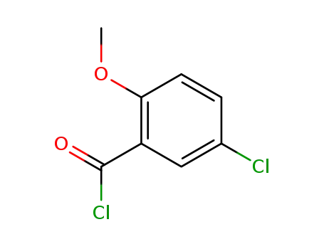 Molecular Structure of 29568-33-0 (5-Chloro-2-methoxybenzoyl chloride)